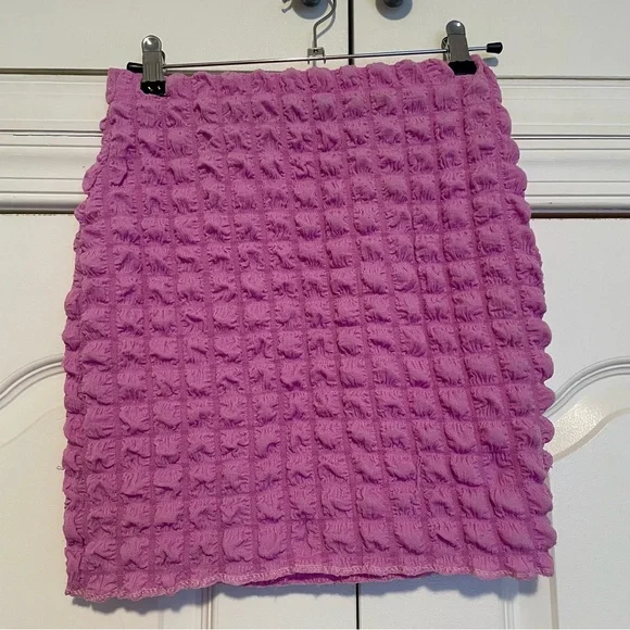 Boohoo Pink Bubble Matching Set Sz Small - Picture 5 of 6